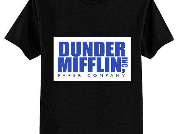 Dunder mifflin logo classic t-shirt