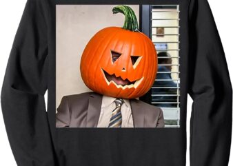 Dwight Pumpkin Head Sweatshirt