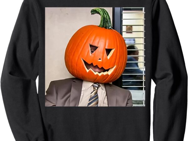 Dwight pumpkin head sweatshirt