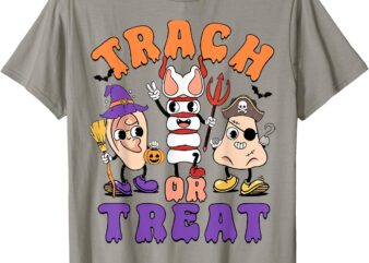 ENT Nurse Halloween Ear Nose & Throat Doctor, Trach Or Treat T-Shirt