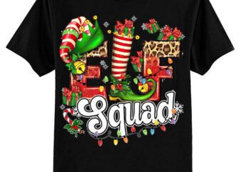 Elf Family Christmas Matching Pajamas Xmas Elf Squad T-Shirt ltsp