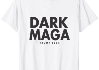 Elon Musk Dark Maga Trump 2024 T-Shirt