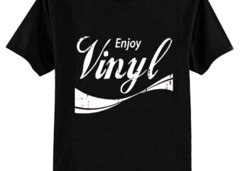 Enjoy Vinyl Record T-Shirt