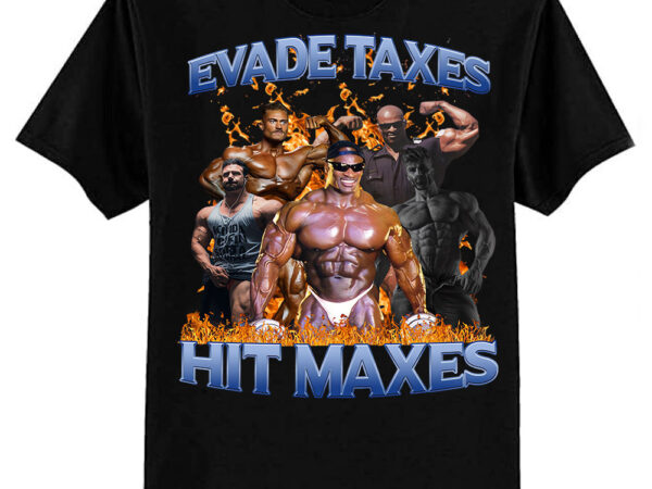 Evade taxes hit maxes 2 classic t-shirt