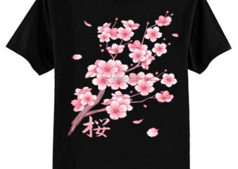 Falling Sakura Cherry Blossom Classic T-Shirt