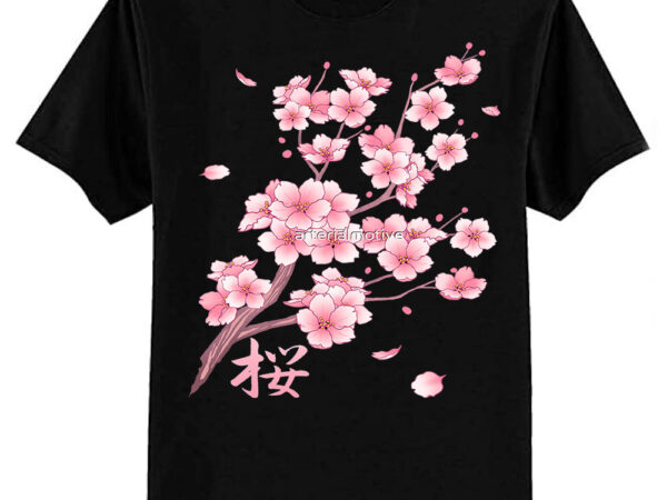 Falling sakura cherry blossom classic t-shirt