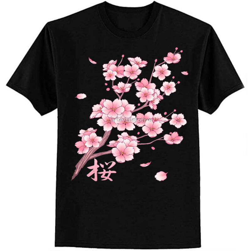 Falling Sakura Cherry Blossom Classic T-Shirt