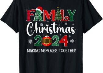 Family Christmas 2024 Matching Outfit Xmas Squad Santa Group T-Shirt