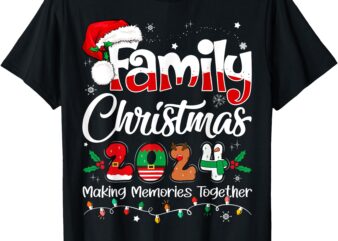 Family Christmas 2024 Matching Outfit Xmas Squad Santa T-Shirt