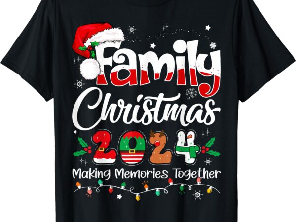 Family christmas 2024 matching outfit xmas squad santa t-shirt