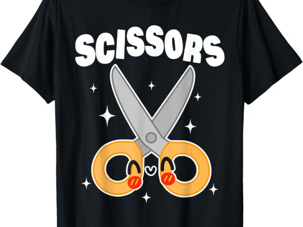 Scissors paper rock halloween costumes group family t-shirt