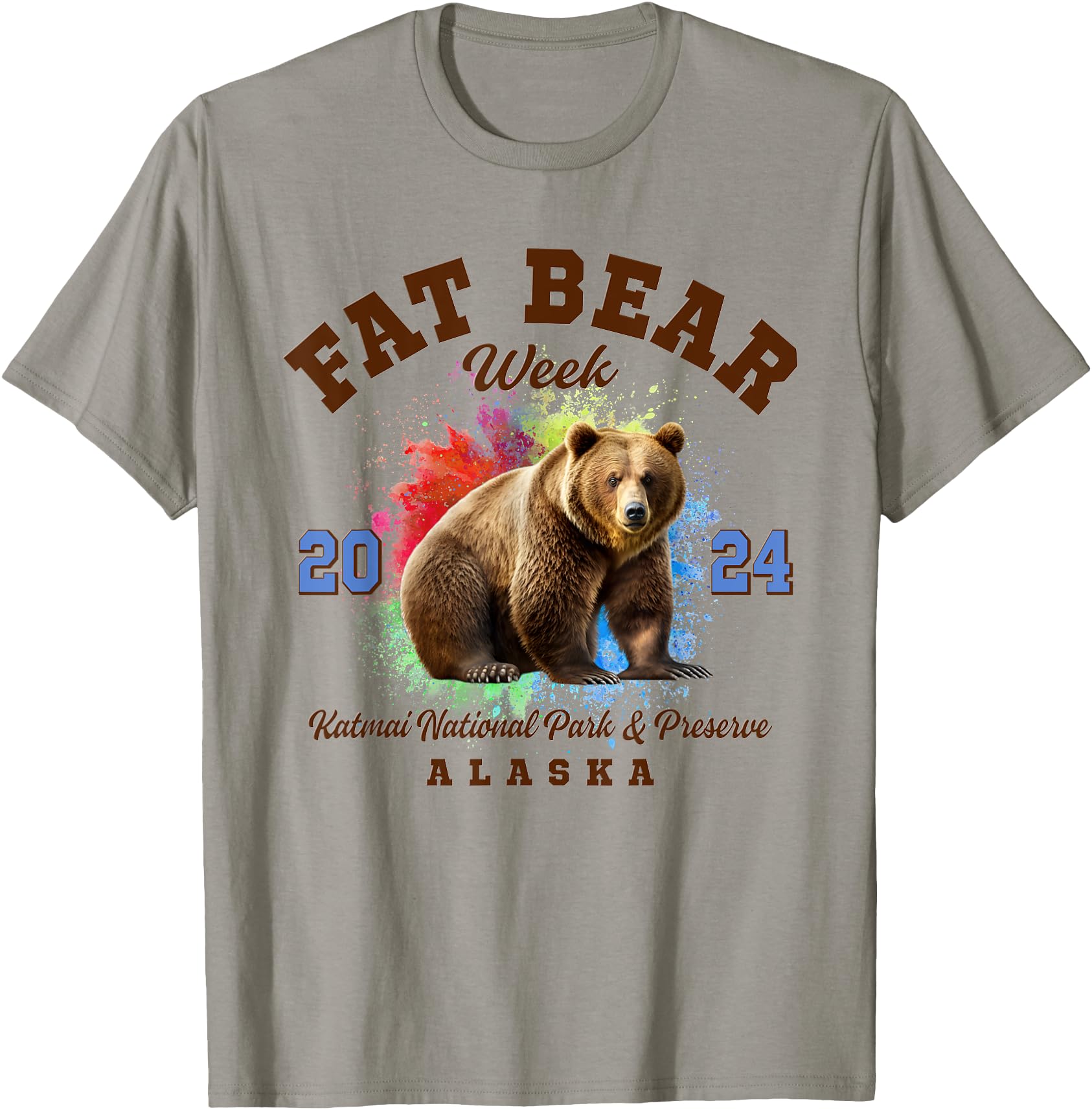 Fat Bear Week 2024 Katmai National Park And Preserve Alaska TShirt