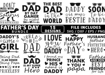 Father’s Day SVG Bundle t shirt graphic design