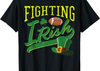 Fighting Irish Football Classic Vintage Design Team Gameday T-Shirt