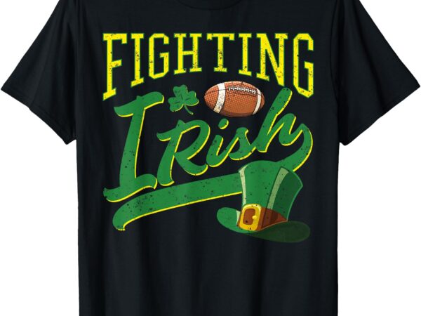 Fighting irish football classic vintage design team gameday t-shirt