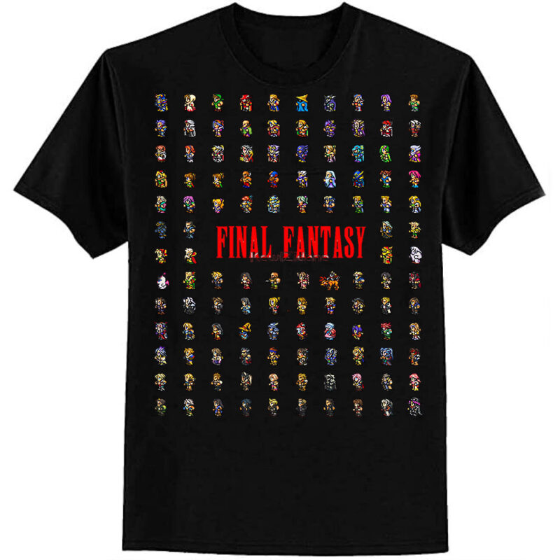 Final Fantasy Sprites through the ages Classic T-Shirt