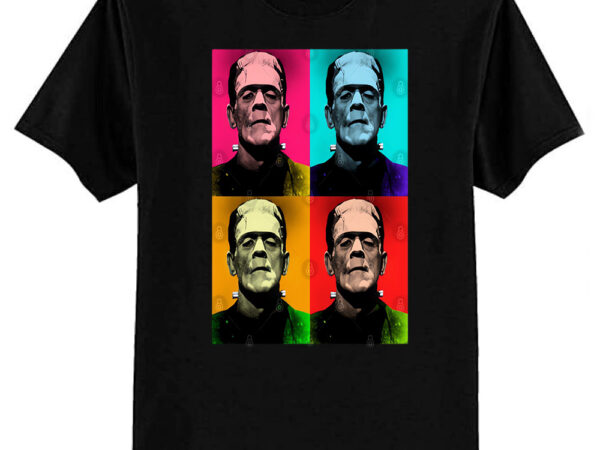 Frankenstein pop art t-shirt