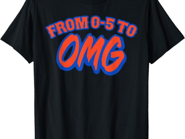 From 0-5 to omg new york t-shirt