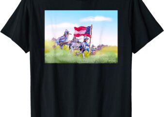 Fun Civil War Pickett’s Charge T-Shirt