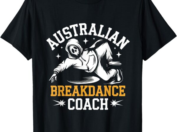 Funny australian breakdance coach ghost halloween costume t-shirt