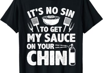 Funny BBQ Art For Men Women Grilling Meat Smoking Barbecue T-Shirt