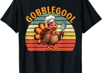 Funny Gobblegool Italian Gobble Turkey Day Fall Thanksgiving T-Shirt