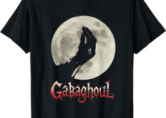 Funny Hand Moon Gabagool Halloween T-Shirt