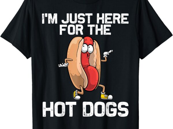 Funny hot dog art for men women kids hot dog stand hot dog t-shirt