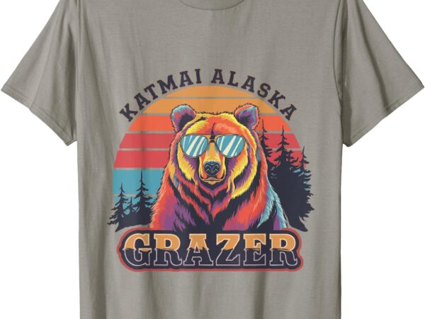 Funny katmai alaska grazer vintage fat bear week 2024 t-shirt