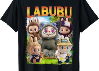 Funny Labubu Cute Labubu The Monsters Meme Vintage T-Shirt