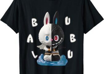 Funny Labubu Lover Cute Labubu White Black Men T-Shirt