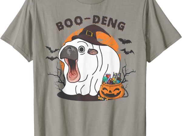 Funny moodeng pumpkin halloween costumes pygmy moo deng t-shirt