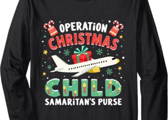 Funny Operation Christmas Child Family Matching Xmas Gifts Long Sleeve T-Shirt