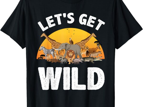 Funny safari costume for kids men women africa safari lover t-shirt