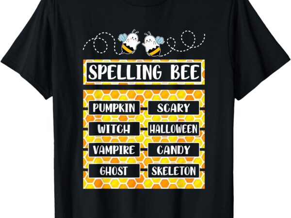 Funny spelling bee pun halloween costumes for teachers t-shirt