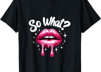 Funny Tee Pink Colors Tour For Men Women Kids So what_ T-Shirt