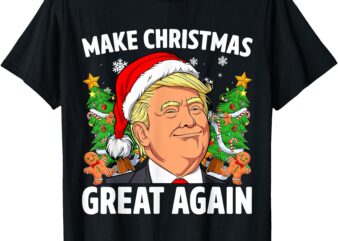 Funny Trump 2024 Make Christmas Great Again T-Shirt