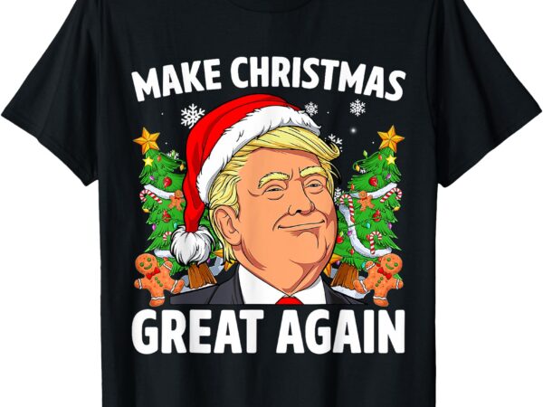 Funny trump 2024 make christmas great again t-shirt