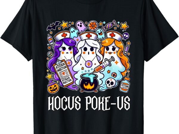 Funny witches nurse spooky nurse witch halloween nursing pun t-shirt