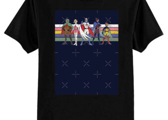 G force battle of the planets retro stripe classic t-shirt