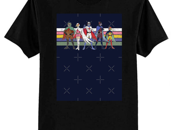 G force battle of the planets retro stripe classic t-shirt