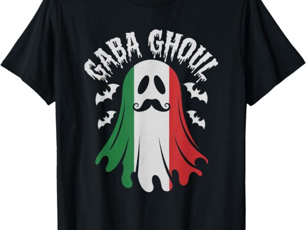 Gaba ghoul ghost funny italian easy halloween costume t-shirt