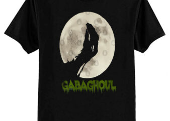 Gabaghoul Funny Hand Moon Halloween T-Shirt