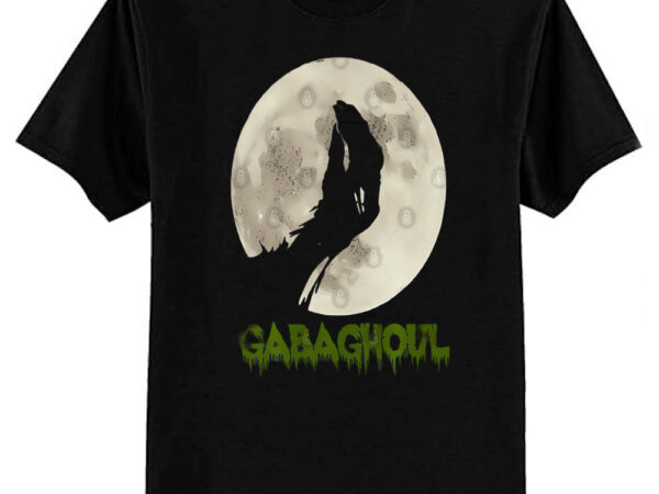 Gabaghoul funny hand moon halloween t-shirt