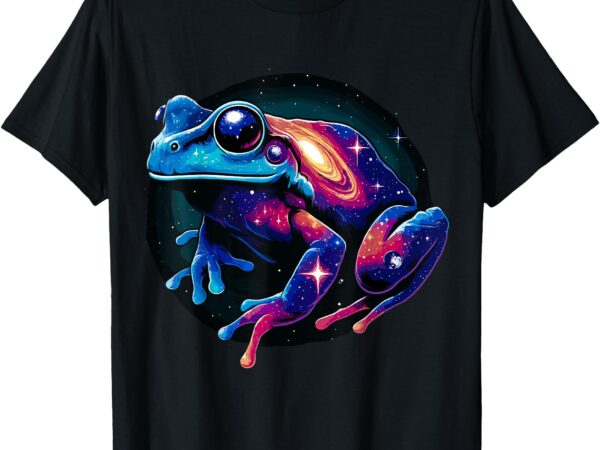 Galaxy frog space t-shirt