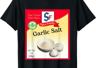 Garlic Salt Condiment Costume Holiday Spice Group Costumes T-Shirt