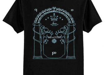 Gate to Moria – Light Blue Classic T-Shirt