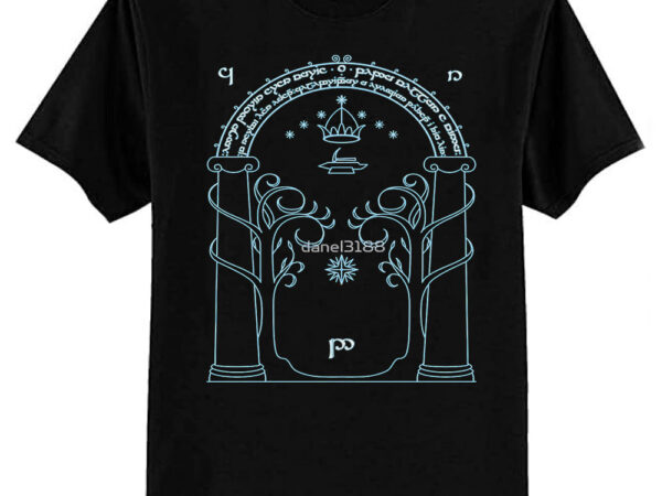 Gate to moria – light blue classic t-shirt