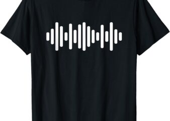 Geometric Soundwave Audio Wave T-Shirt