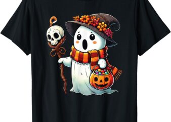 Ghost Halloween Shirt Cute Ghost Trick or Treat T-Shirt